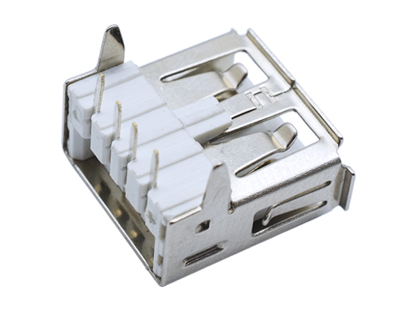 AF90 degree usb connector 2.0 4pin USB A Type Female Socket connector DIP Desktop Laptop USB jack Flat port AF SMT straight usb connector