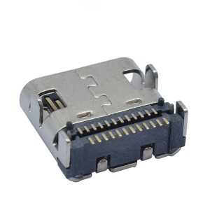 HOT SALE 24 Pin C Type Connector All Patch Foot SMD USB-C Type C Female