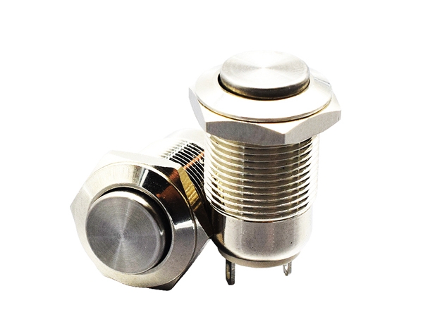 Metal switch 12mm overhead without led light push button switch