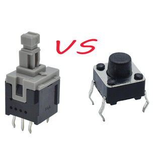 DIFFERENCE BETWEEN SELF-LOCKING SWITCH AND TACT SWITCH