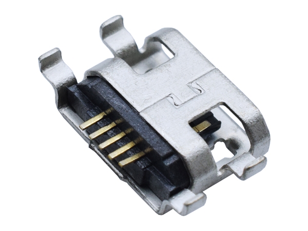 HOT SALE Micro 4 pin usb 1.0 Sink plate PCB 5pin USB jack socket charging port dock plug micro usb connector with reel package