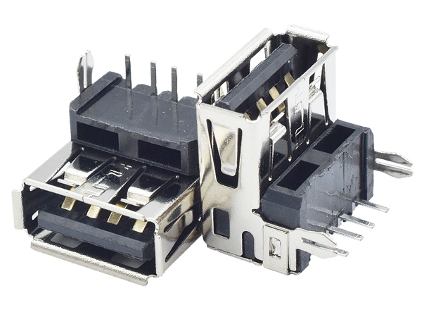 HOT SALE USB Type A female AF 90 degree flat USB Connector up height 9.36 mm special type USB connector