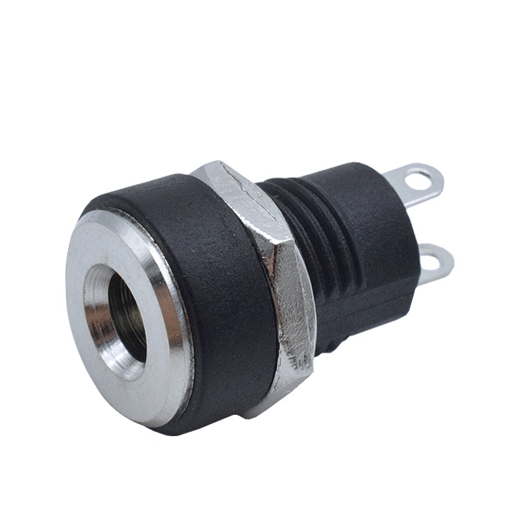 DC-022B 5.5*2.1MM 5.5×2.5MM Waterproof DC Power Socket Plug Jack DC Connectors Round Hole Screw Nut Interface Panel Mounting
